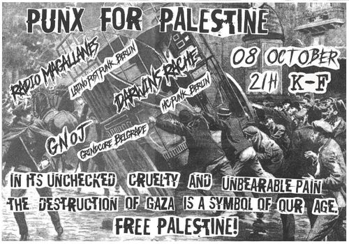 PUNX FOR PALESTINE CONCERT