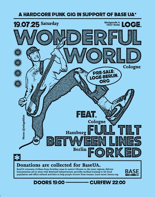 Wonderful World + Full Tilt + Between Lines + Forked