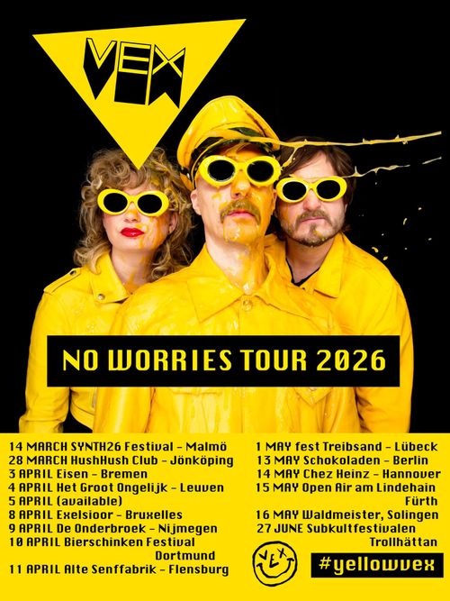 VEX (Dance-Post-Punk, Swe) + Earth Logoff (Weird Industrial Body Music, Bln)