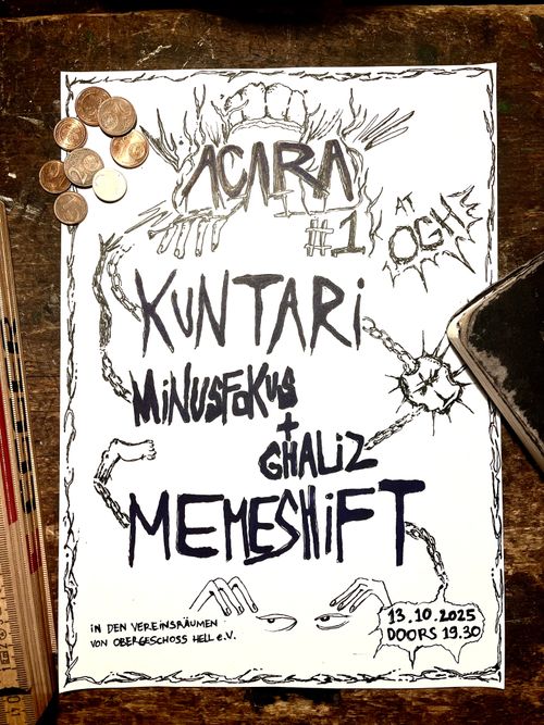 Acara #1: Kuntari + Memeshift + Minusfokus + Ghaliz @ OGH
