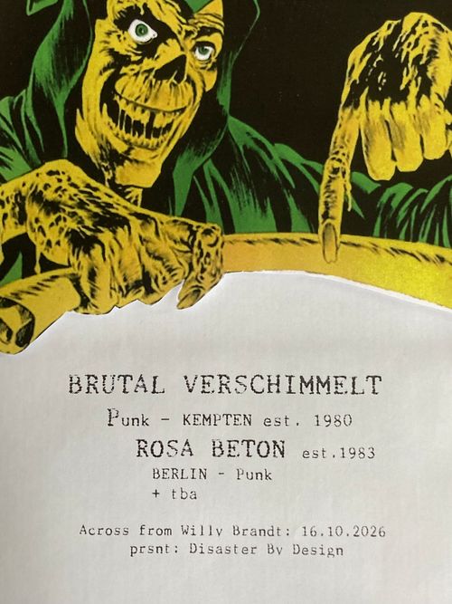 BRUTAL VERSCHIMMELT + ROSA BETON - tba