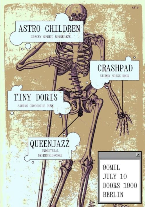 ASTRO CHILDREN + CRASHPAD + TINY DORIS + QUEEN JAZZ