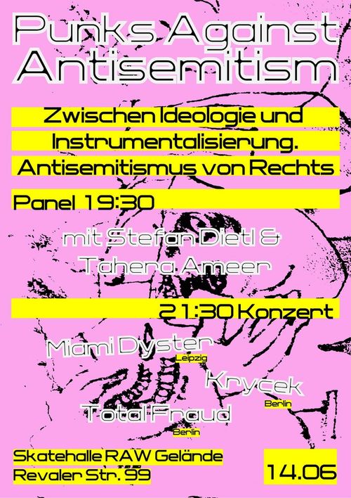 Punks against Antisemitism: Paneldiskussion und Konzert