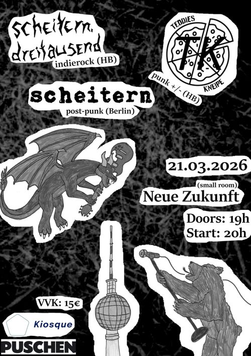 scheitern.dreitausend + Scheitern + Teddys Kneipe