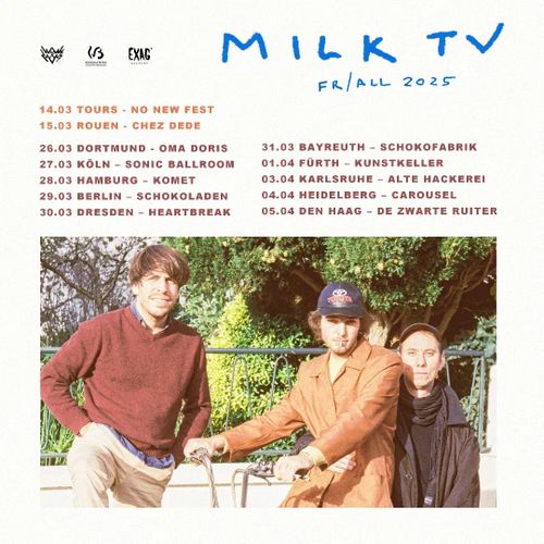 MILK TV (art-punk, bel) + ZERO DISCOUNT (post-punk, bln)