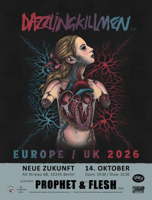 DAZZLING KILLMEN (US) + PROPHET & FLESH