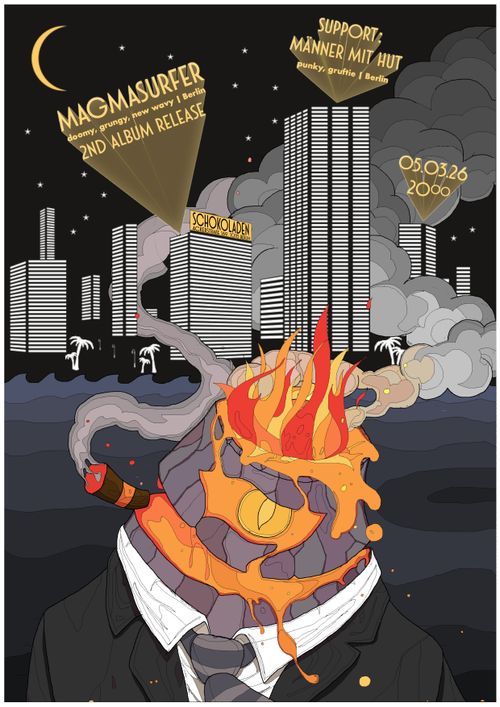 Magmasurfer (Grunge/Doom - Rec-Release-Show) + Männer mit Hut (Gruftie/Punk/New Wave)