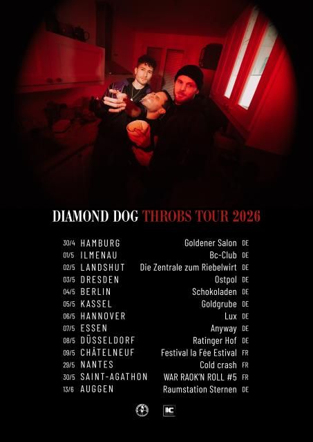 Diamond Dog (new wave / post punk - dijon) + Zur Brache (post punk- berlin) im Schokoladen