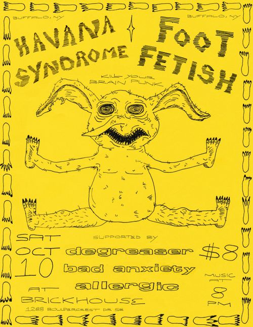 Havana Syndrome and Foot Fetish (Buffalo) + Allergic + Bad Anxiety + Degreaser