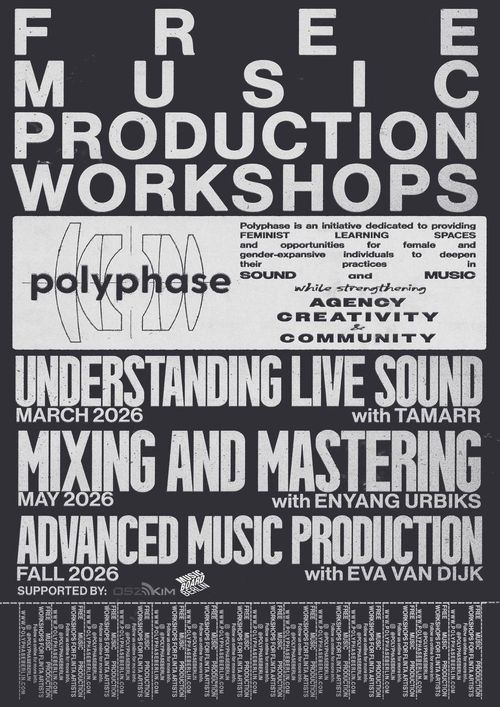 Free Music Production Workshops for FLINTA* hosted by Polyphase