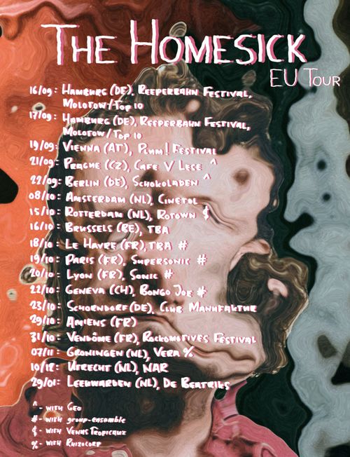 THE HOMESICK (art-rock / exp-indie, nl) & GEO (post-punk / no-wave, nl)