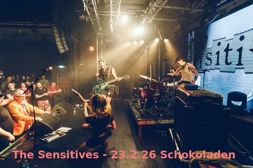 The Sensitives (punk-rock/ rock ́n roll | Schweden) + The Black Elephant Band (anti-folk) im Schokoladen