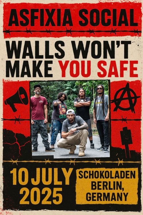 Asfixia Social ( punk rock, rap, ska, metal, Brazilian rhythms) + Pigeon (Punkrock, Riot Grrrl/ Bln) im Schokoladen