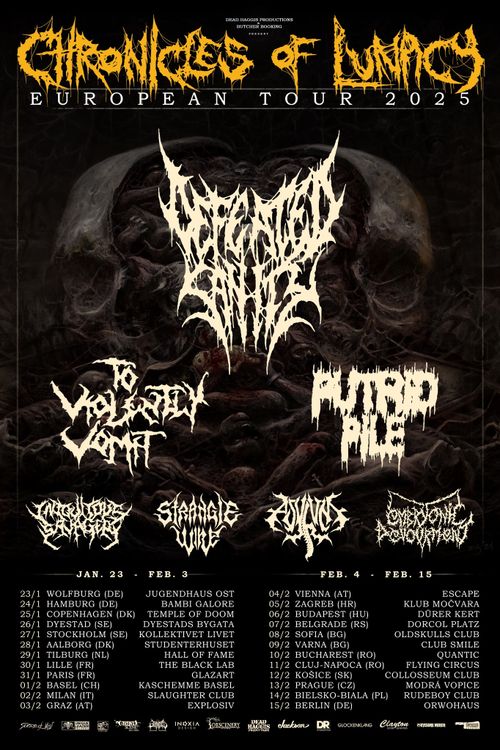 Defeated Sanity + Putrid Pile + To Violently Vomit