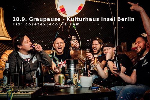 Graupause (Lüdenscheid, punkrock) + Artikel 5 (punkrock, Berlin) im Kulturhaus Insel Berlin