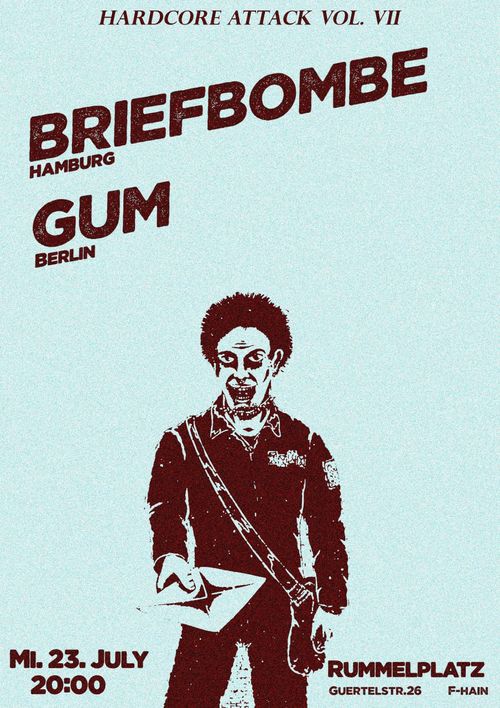 BRIEFBOMBE + GUM