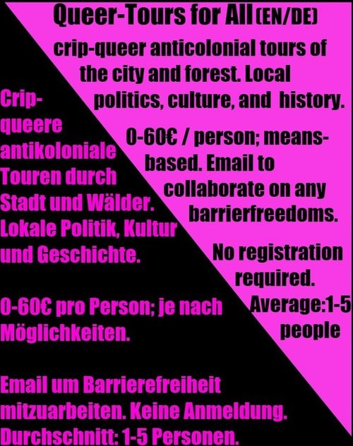 Tuesday 1.9., 17:45 - 20:30, Queer Kreuzberg