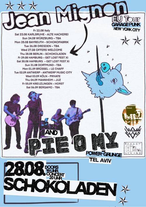 Jean MIgnon (NYC) & Pie O My (Tlv)