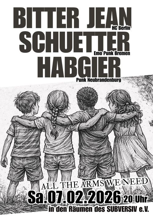 DIY Punkabend mit Habgier, schuetter & Bitter Jean