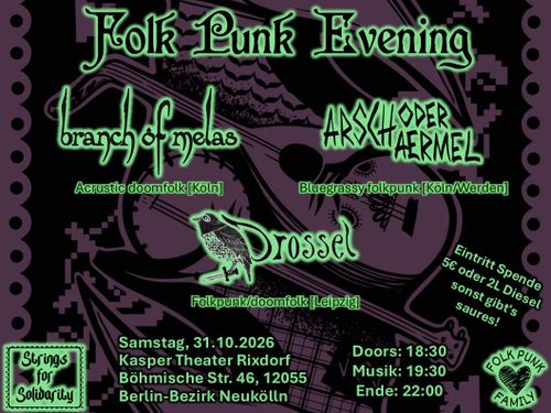 Folkpunk night ☆Strings for Solidarity☆