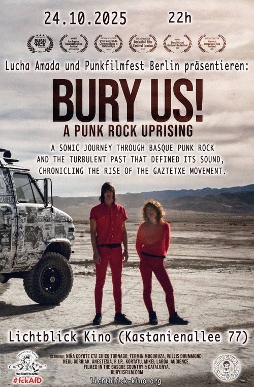 12. Punkfilmfest Berlin presents: Bury Us! – A Punk Rock Uprising + Vorfilm