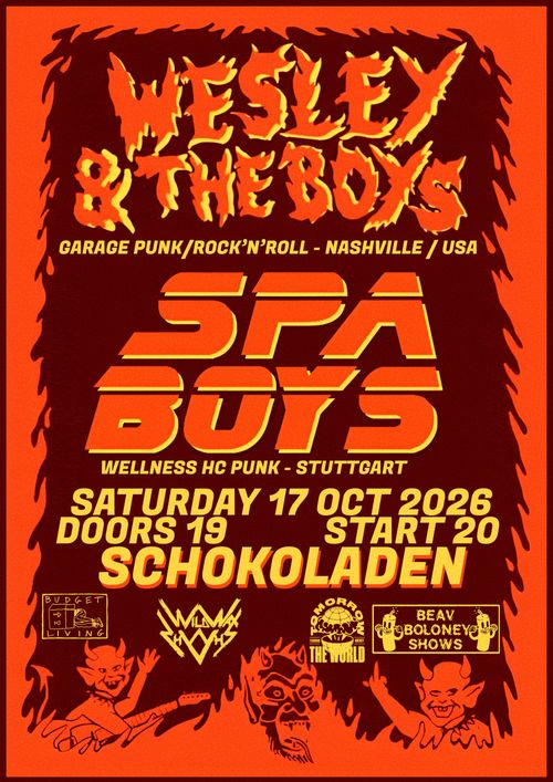 WESLEY & THE BOYS (garage-punk/r'n'r, us) + SPA BOYS (wellnes hc/punk, sttgrt)